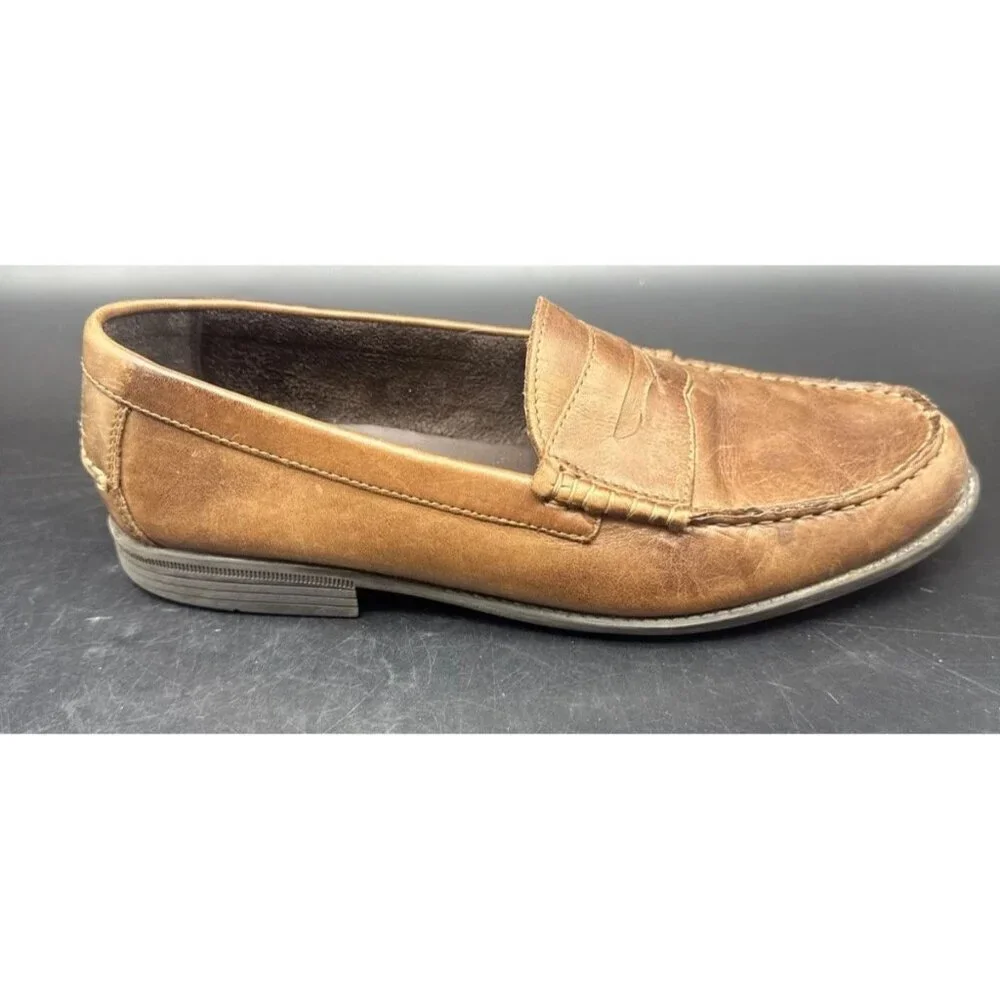 Cole Haan Mens Brown‎ Leather Penny Loafer Slip On Shoe C24506 India Sz 10M